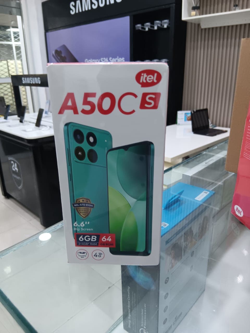 A50Cs - 6.6" - 64Gb Rom - 2+2Gb Ram - 4G Dual Sim - Fingerprint